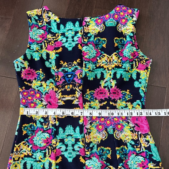 Zara Basic Flora Print Slim Fit Mini Dress, Size M - Picture 8 of 8